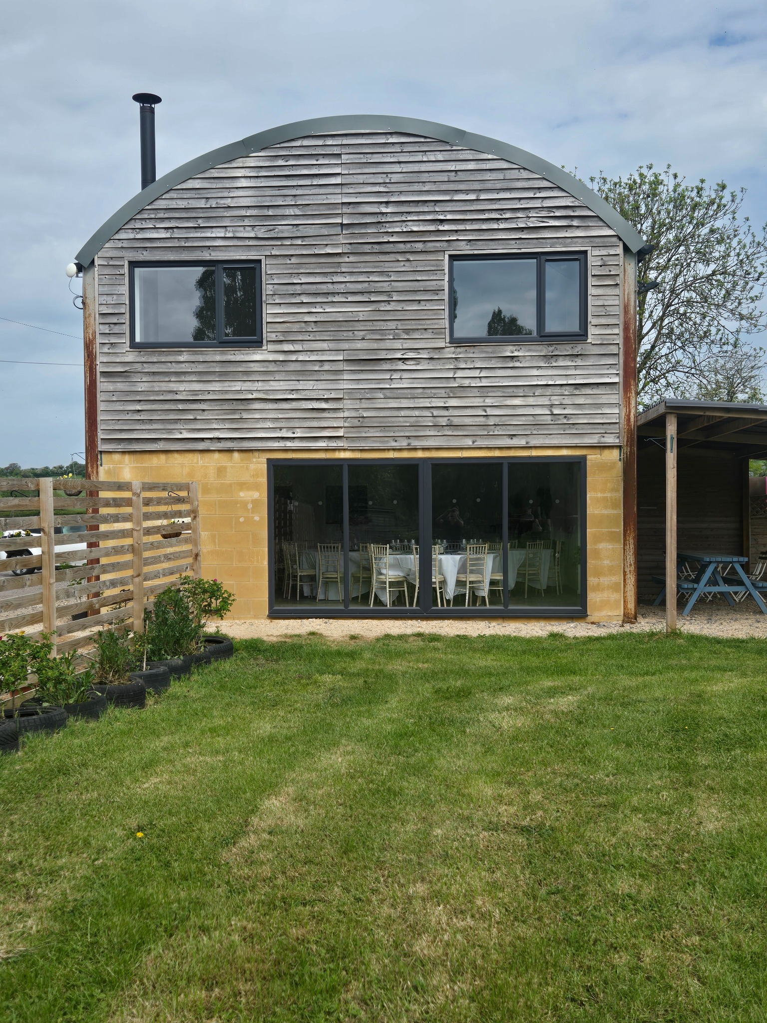 Exterior of The Barn at Stockham Marsh